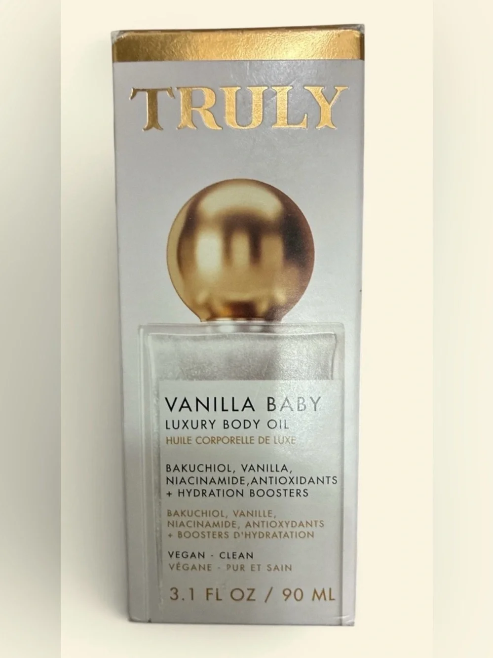 TRULY Vanilla Baby Luxury Body Oil  New!